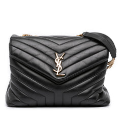 Medium Matelasse Leather LouLou Shoulder Bag