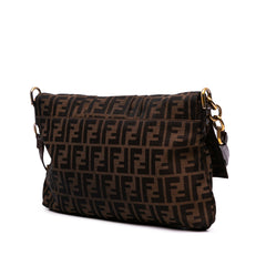 Large Zucca Canvas Mia Flap Shoulder Bag