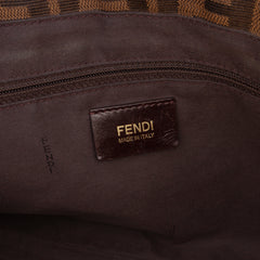 Large Zucca Canvas Mia Flap Shoulder Bag