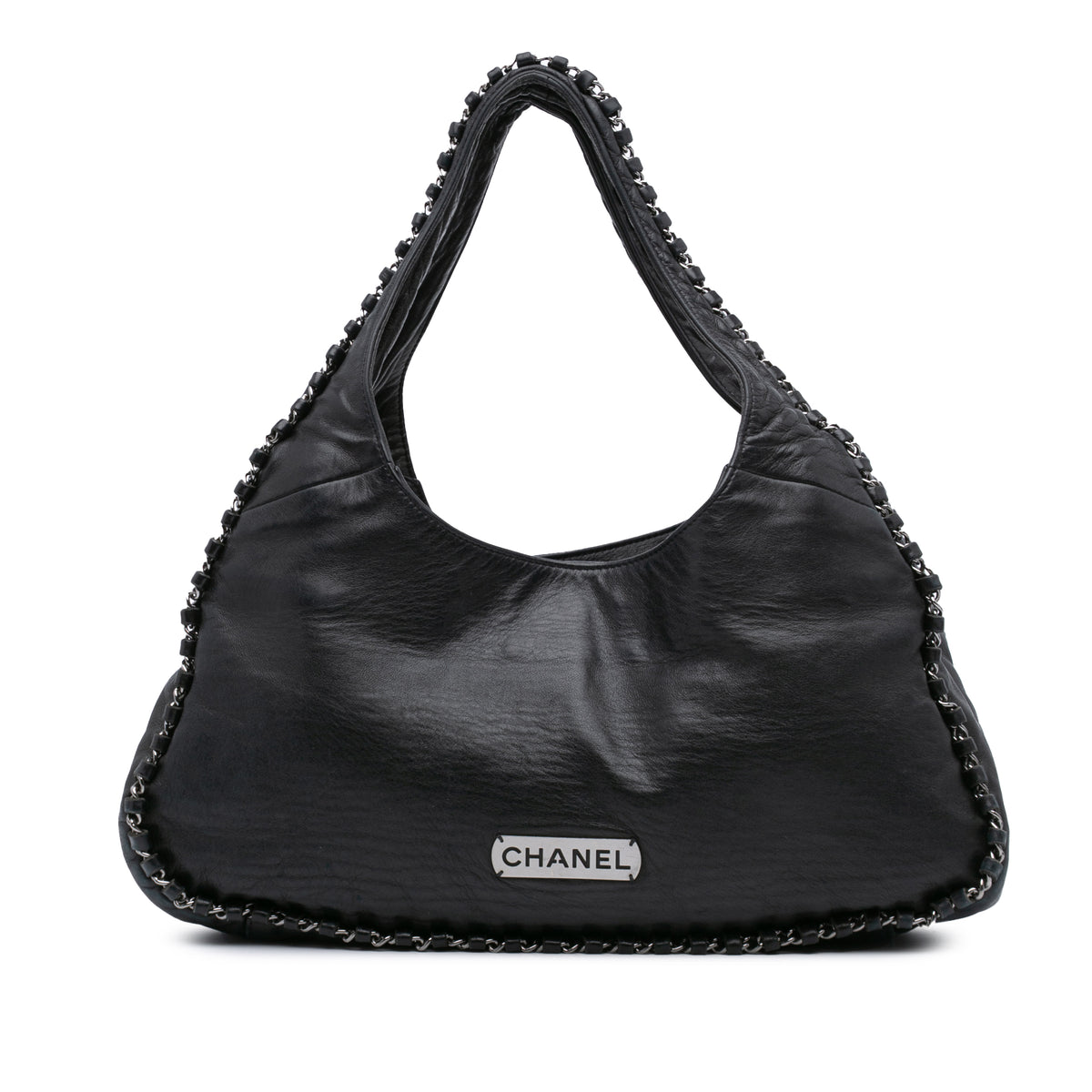 Calfskin Chain Around Hobo