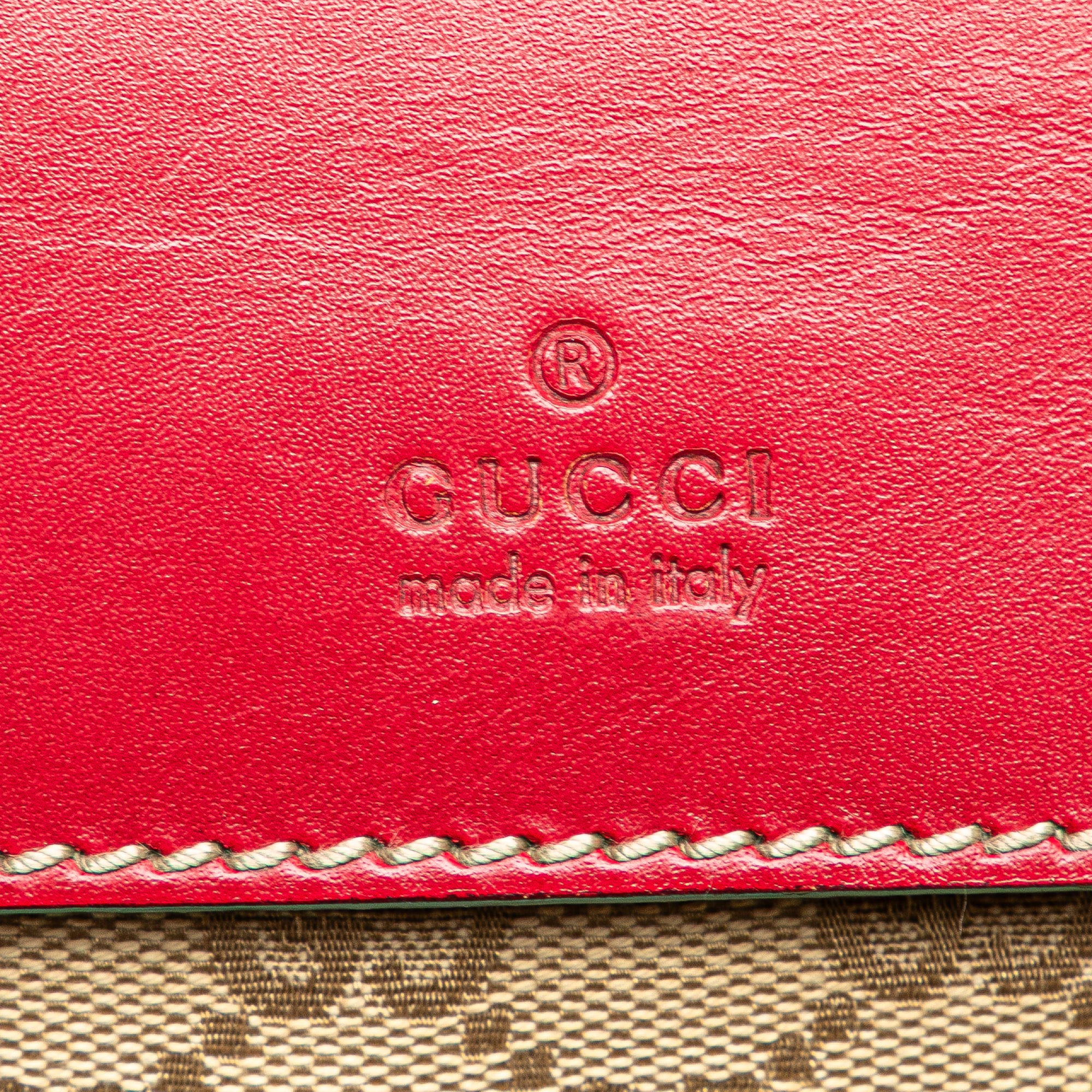 GG Canvas Web Double Pocket Belt Bag
