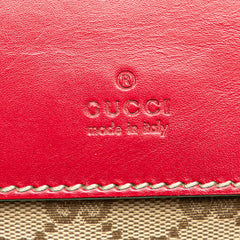 GG Canvas Web Double Pocket Belt Bag