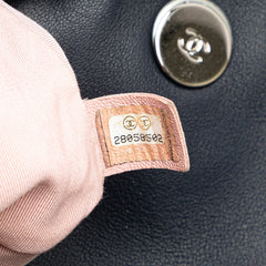 Quilted Lambskin and Tweed Elegant Trim Flap