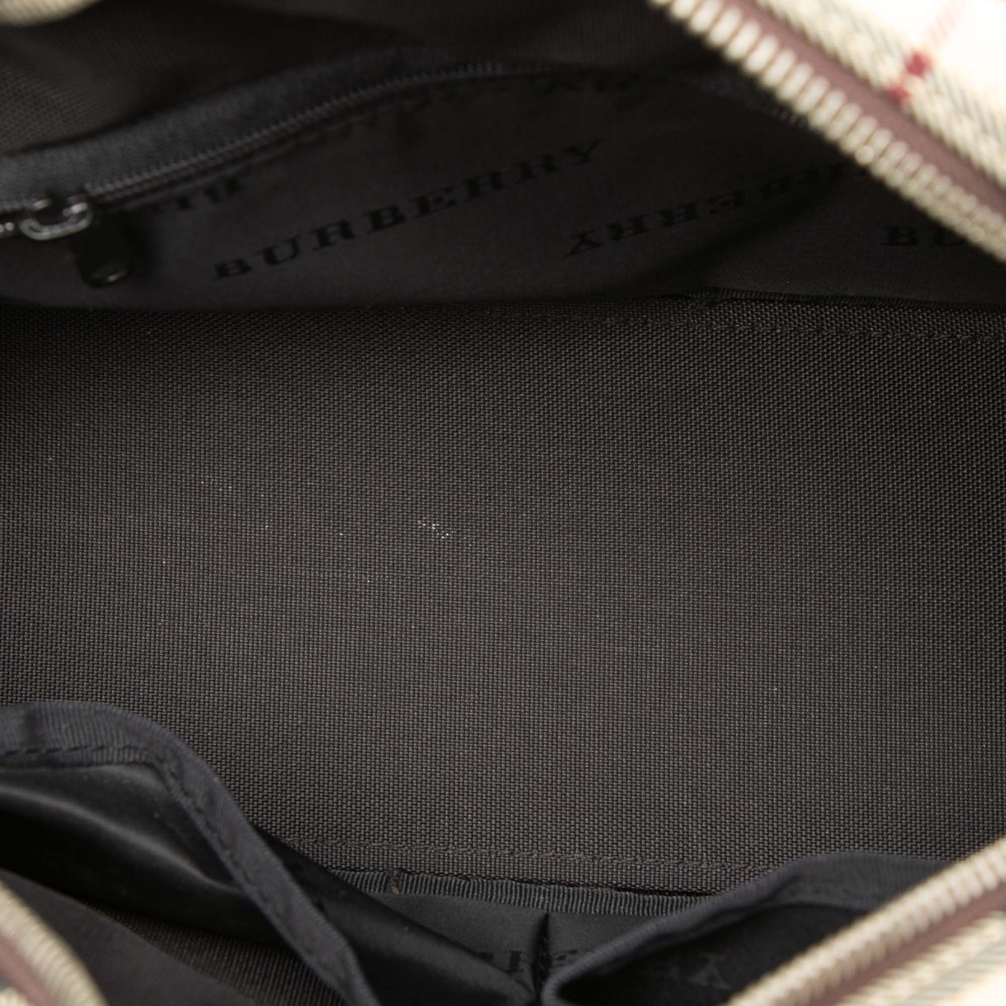 House Check Canvas Handbag