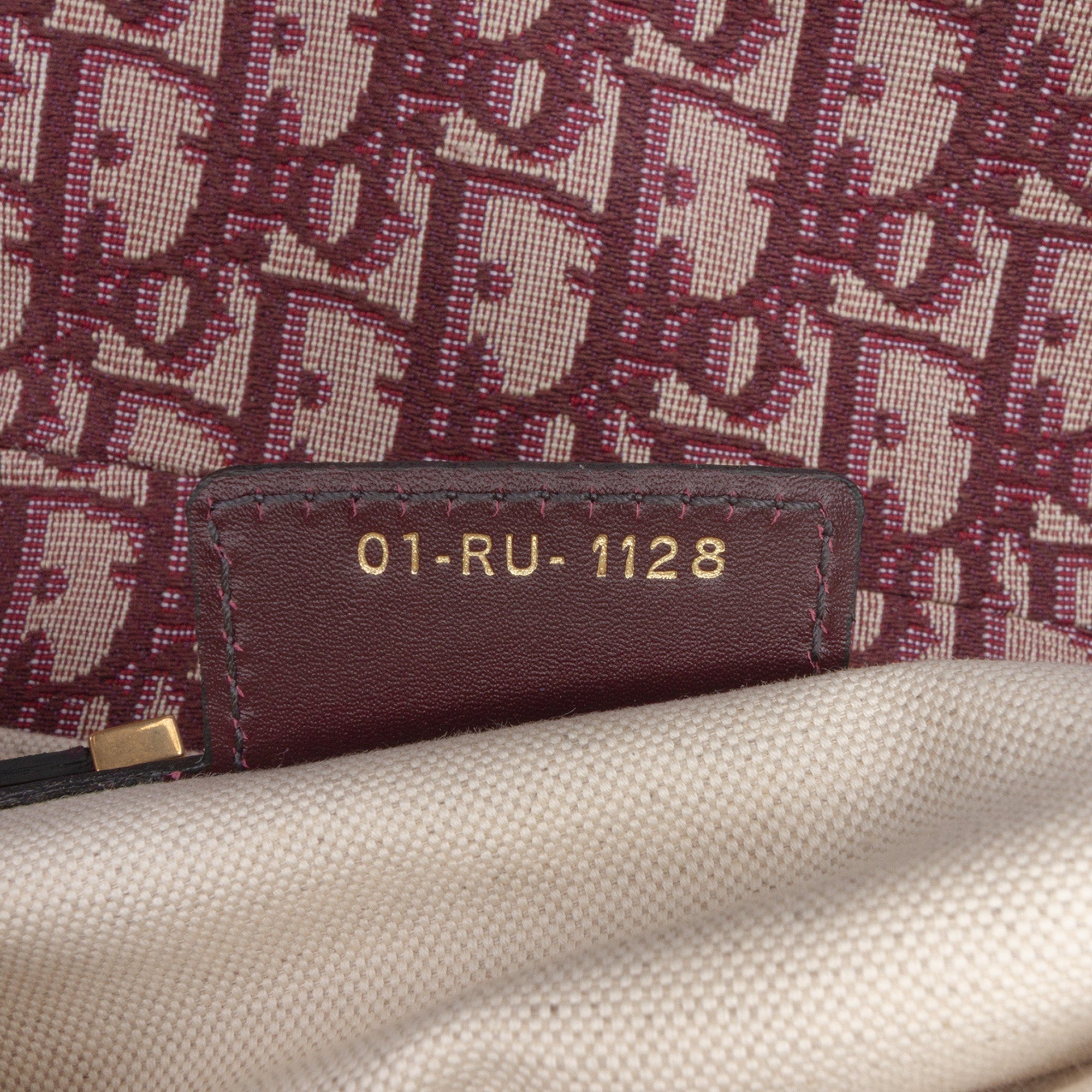 Mini Oblique Canvas Saddle Bag
