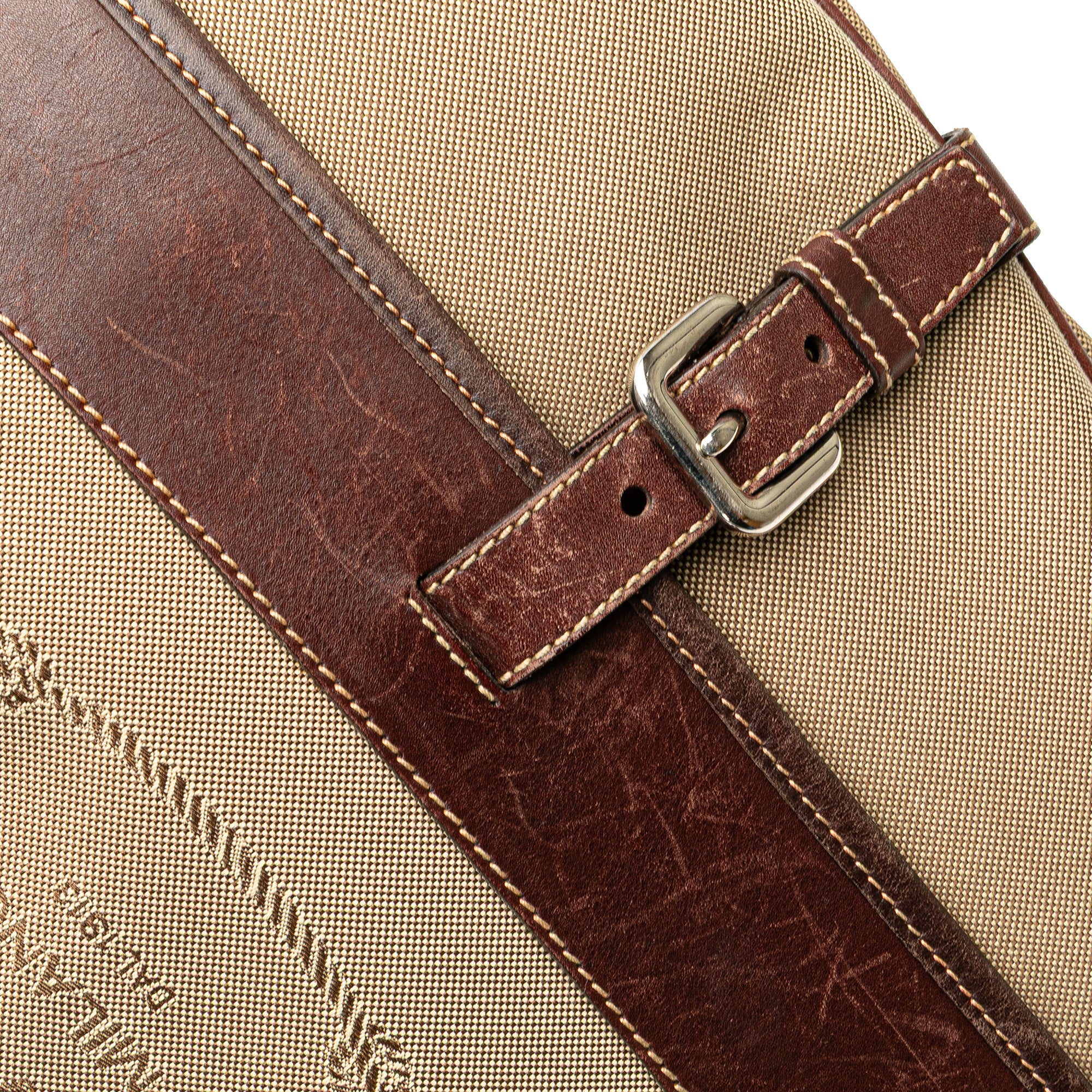 Canvas Canapa Logo Buckle Messenger Bag