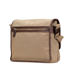 Canvas Canapa Logo Buckle Messenger Bag