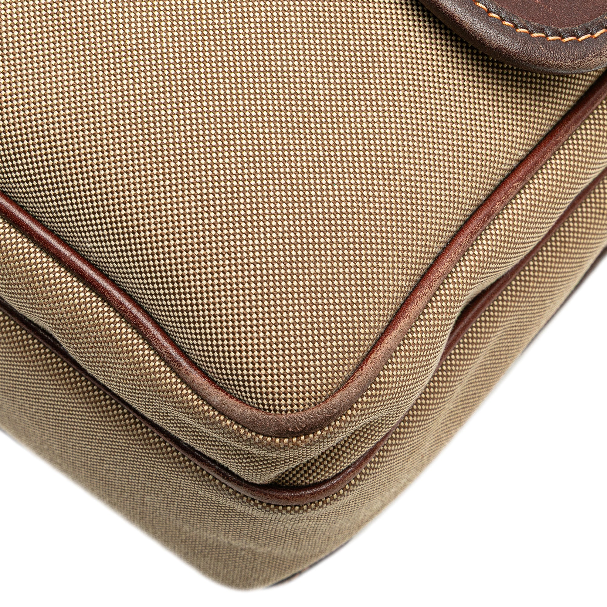 Canvas Canapa Logo Buckle Messenger Bag