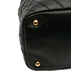 Large Chevron Calfskin Surpique Tote