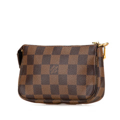 Damier Ebene Trunks and Bags Mini Pochette Accessoires