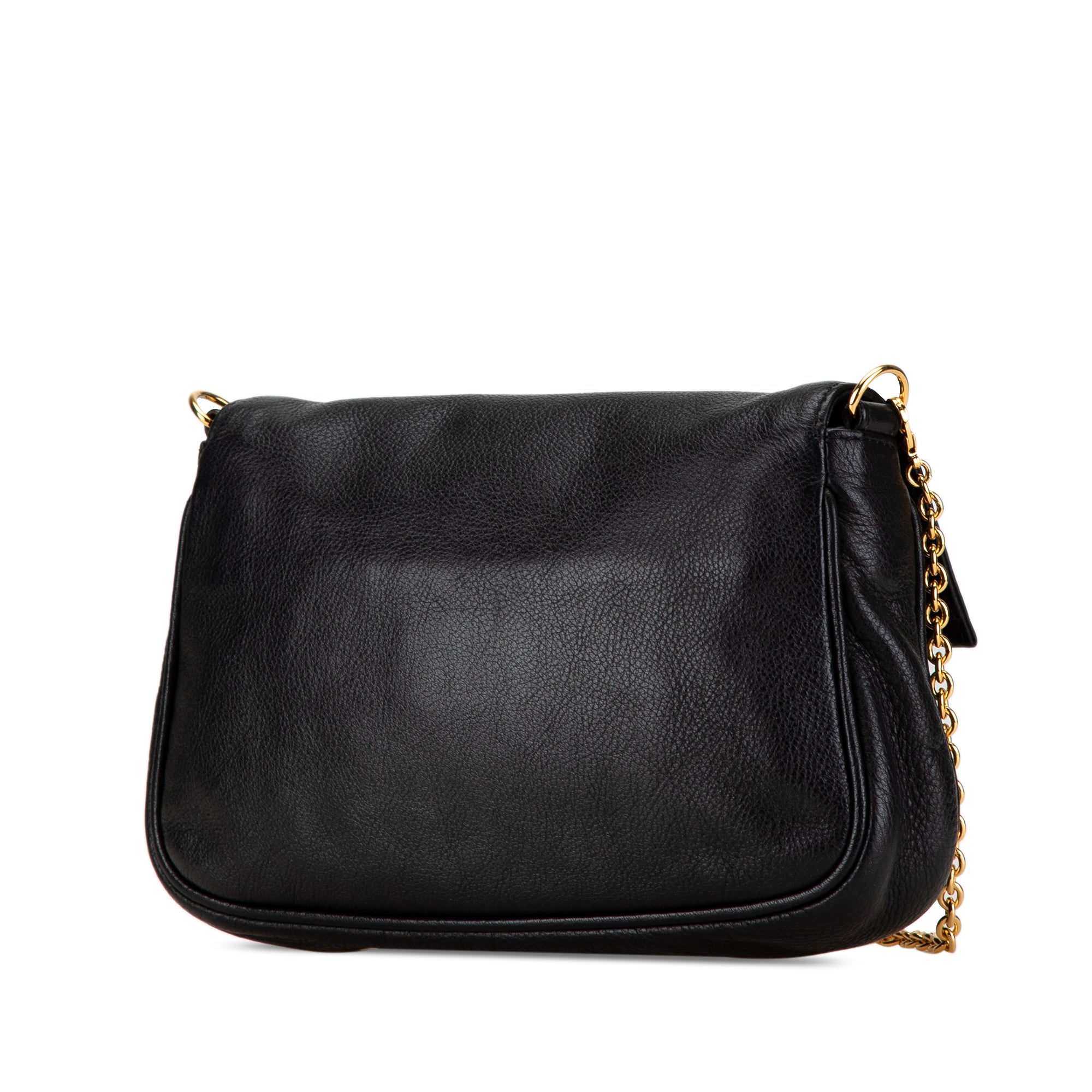 Leather Fendista Pochette Crossbody