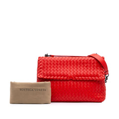 Large Nappa Intrecciato Olimpia Shoulder Bag
