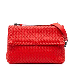 Large Nappa Intrecciato Olimpia Shoulder Bag