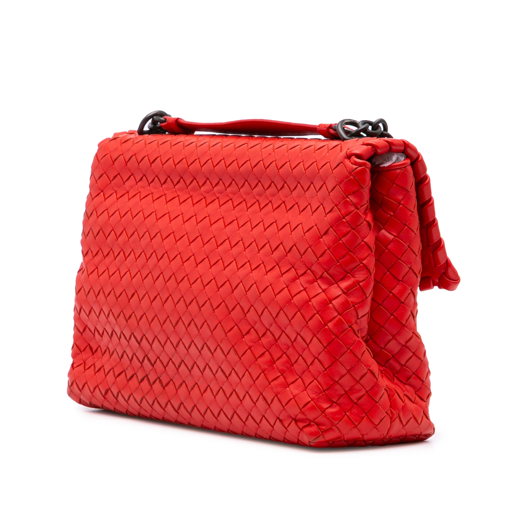 Large Nappa Intrecciato Olimpia Shoulder Bag