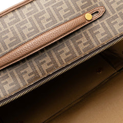 Zucca Coated Canvas Karligraphy Travel Bag