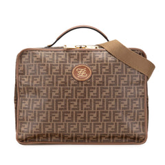 Zucca Coated Canvas Karligraphy Travel Bag