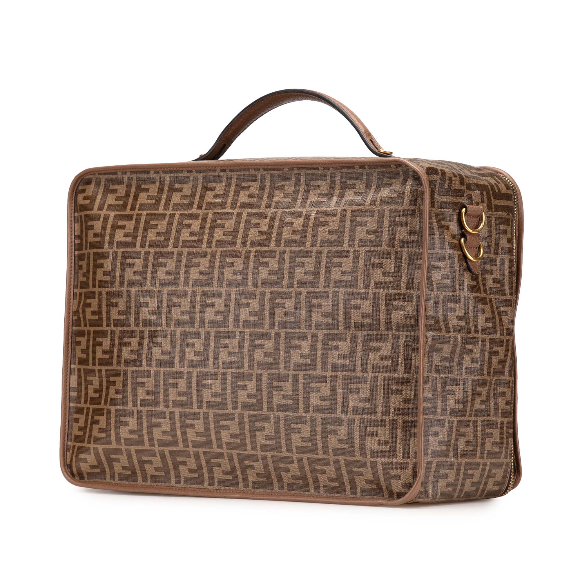 Zucca Coated Canvas Karligraphy Travel Bag