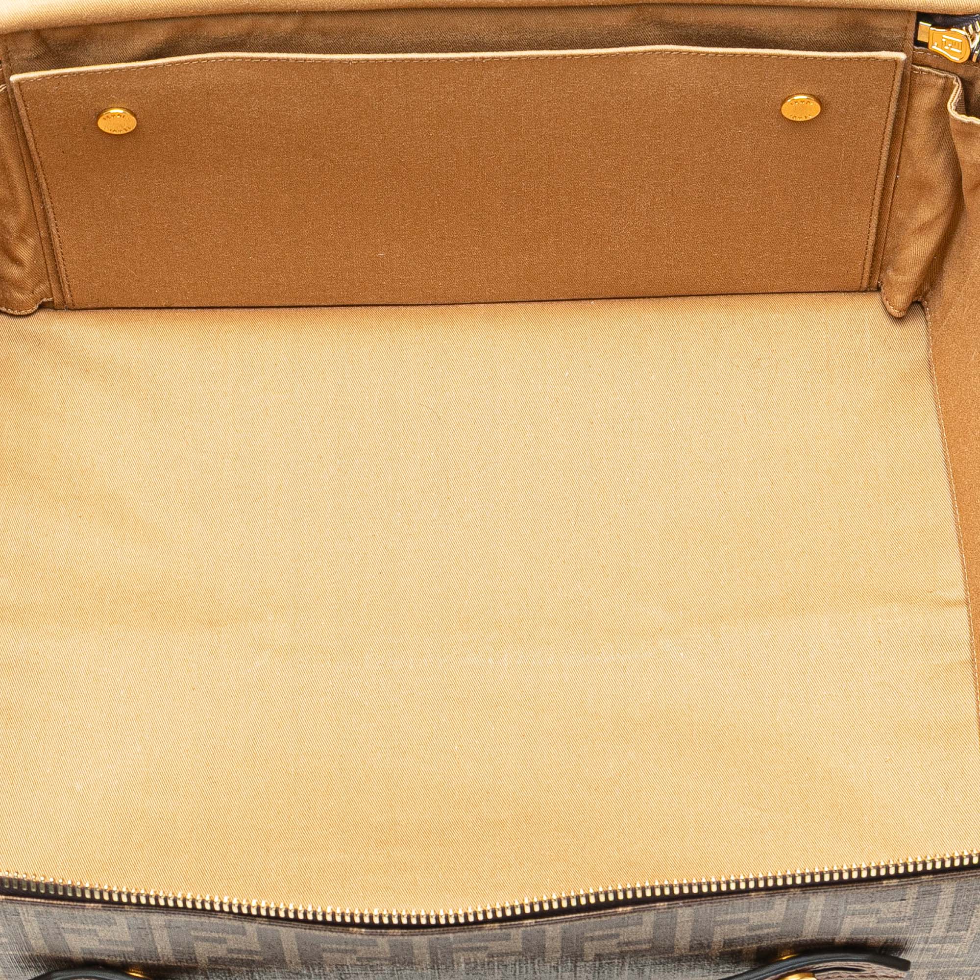 Zucca Coated Canvas Karligraphy Travel Bag
