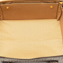 Zucca Coated Canvas Karligraphy Travel Bag