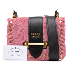 City Calf Trimmed Cavallino Cahier Crossbody