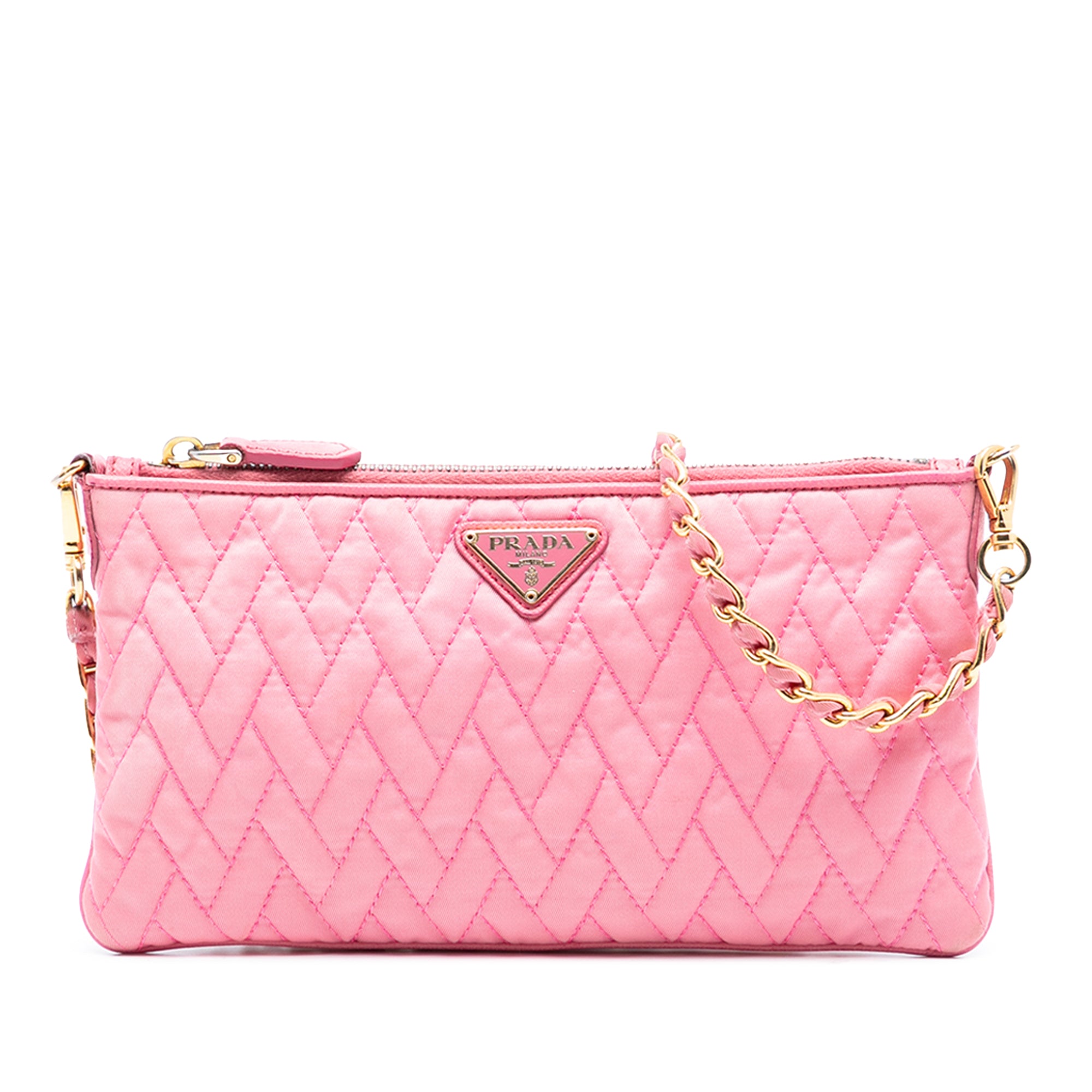 Impuntu Tessuto Chain Crossbody