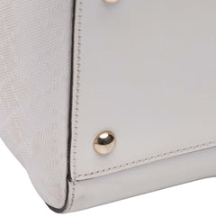 Diamante Leather Boston Bag