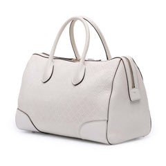 Diamante Leather Boston Bag
