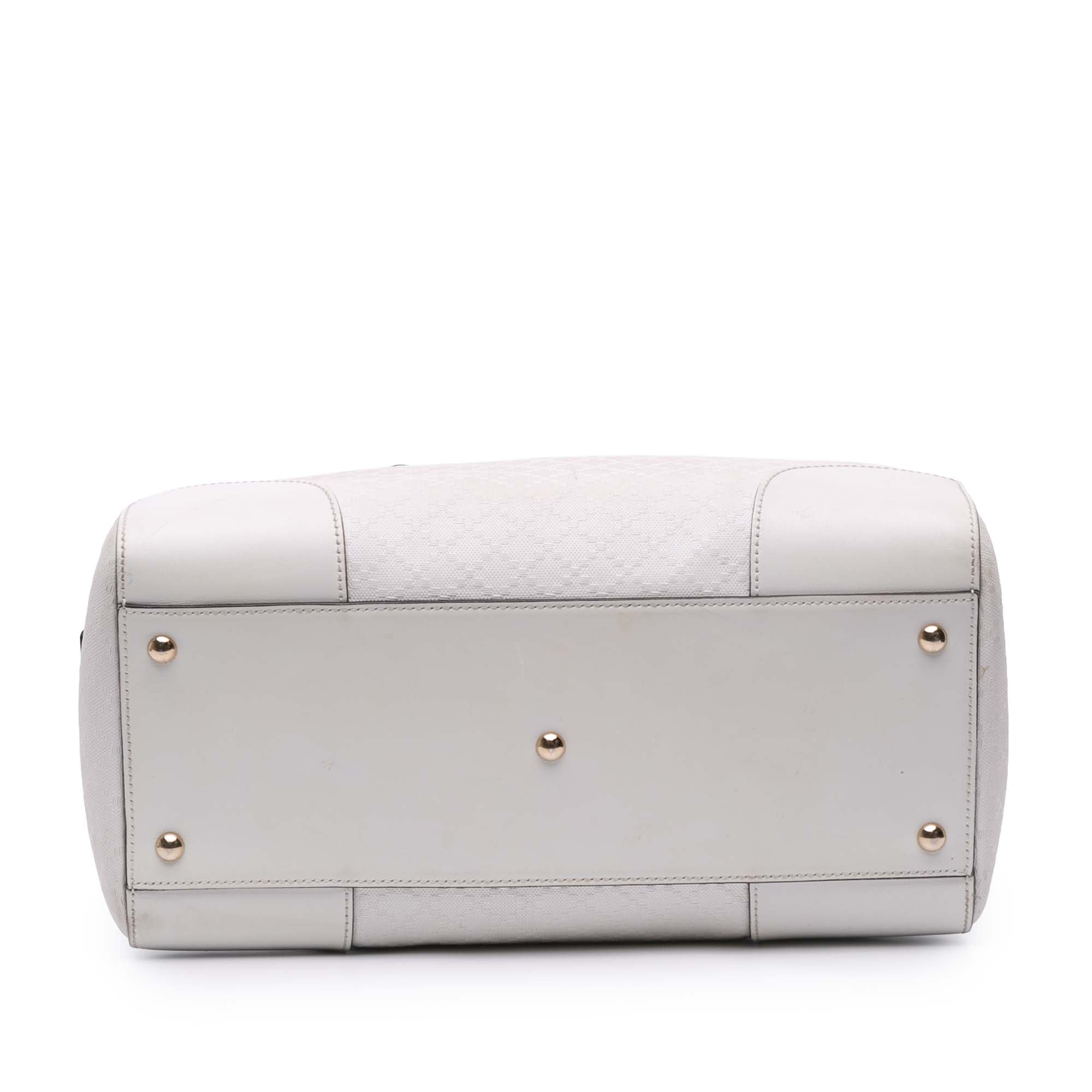 Diamante Leather Boston Bag