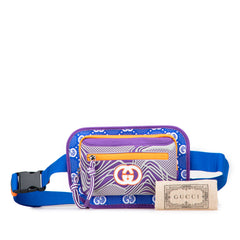 GG Nylon and Rubber Belt Bag