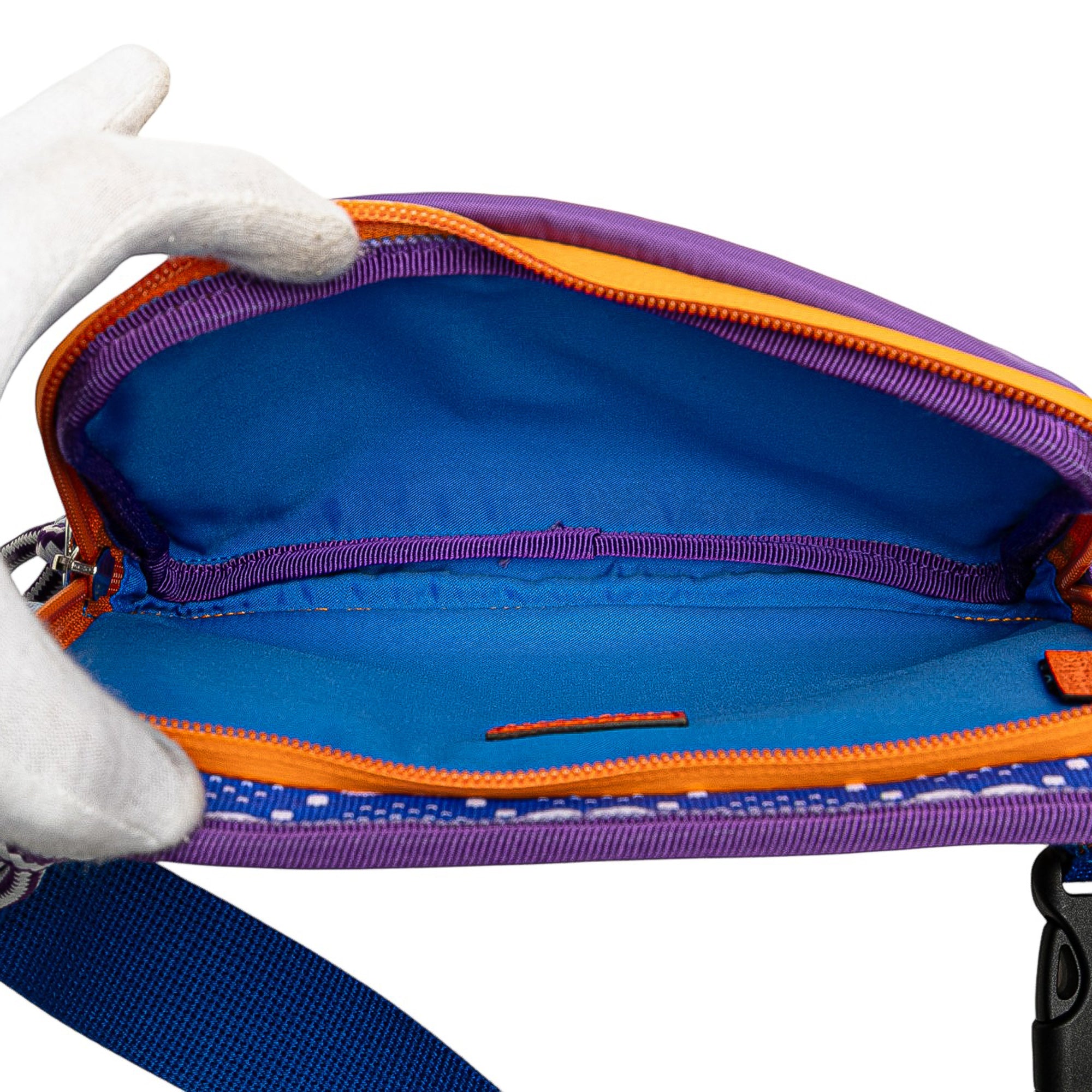 GG Nylon and Rubber Belt Bag