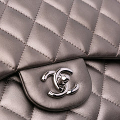 Jumbo Classic Lambskin Double Flap