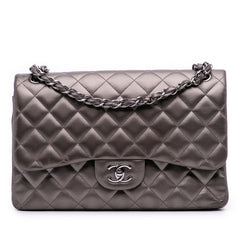 Jumbo Classic Lambskin Double Flap