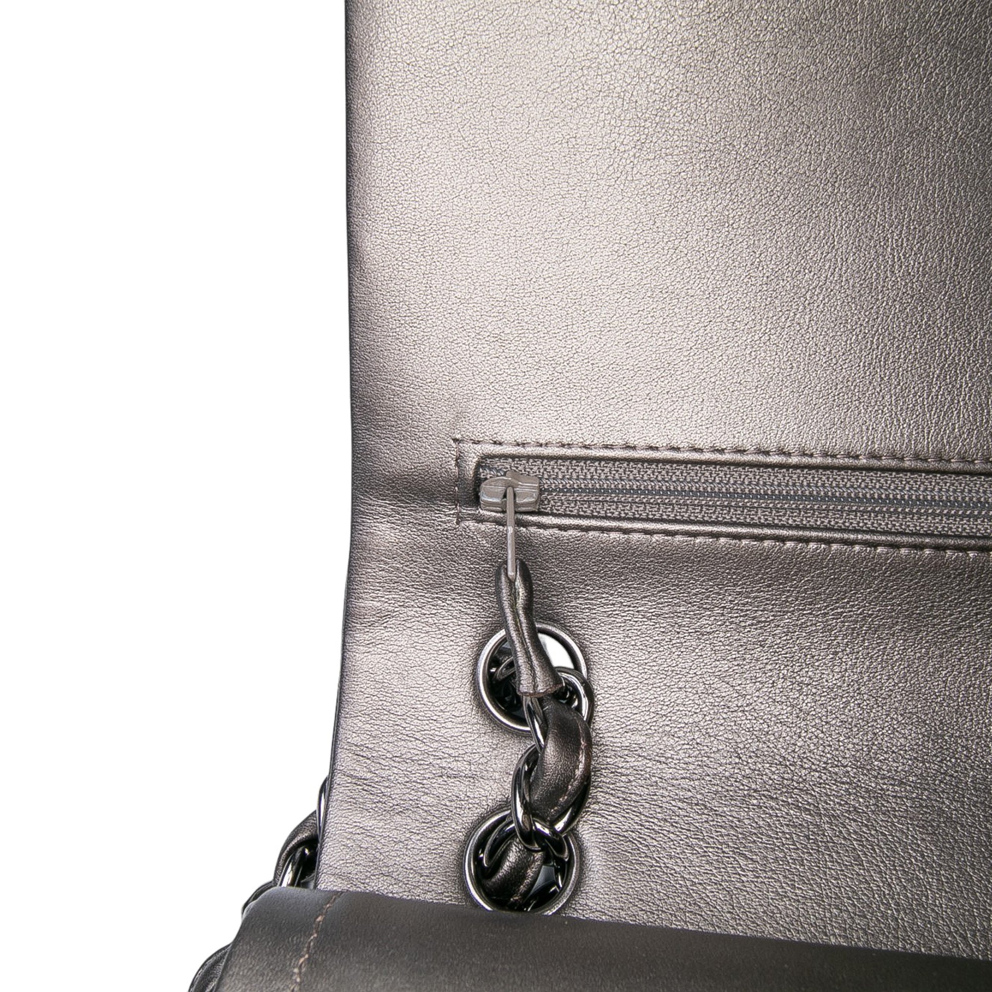 Jumbo Classic Lambskin Double Flap