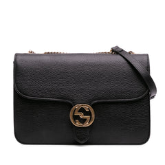 Medium Dollar Calfskin Interlocking G Crossbody