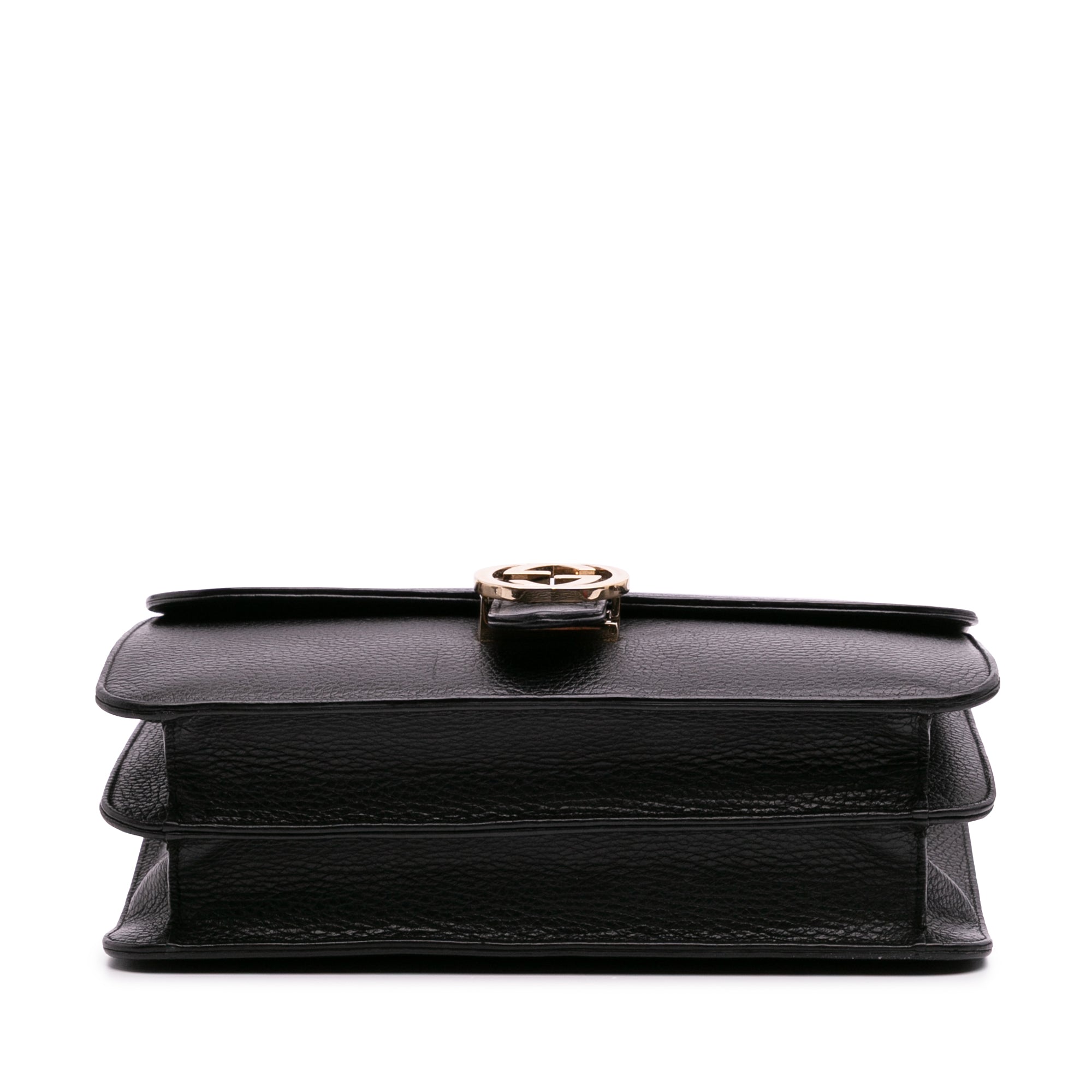 Medium Dollar Calfskin Interlocking G Crossbody