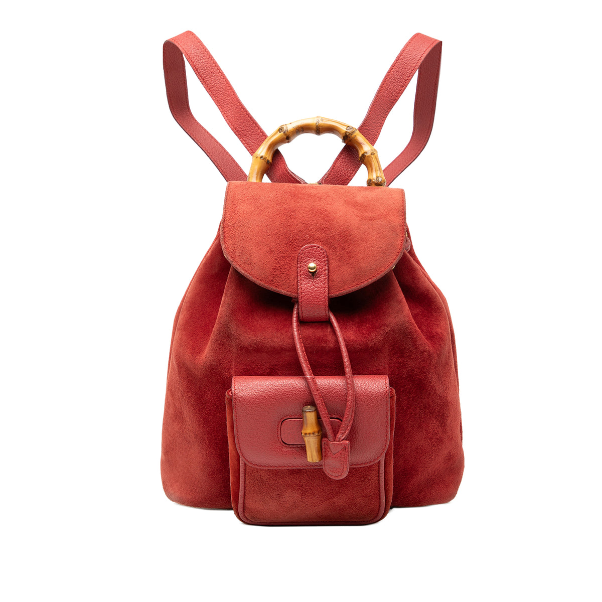 Suede Bamboo Backpack