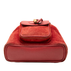 Suede Bamboo Backpack