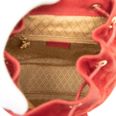 Suede Bamboo Backpack