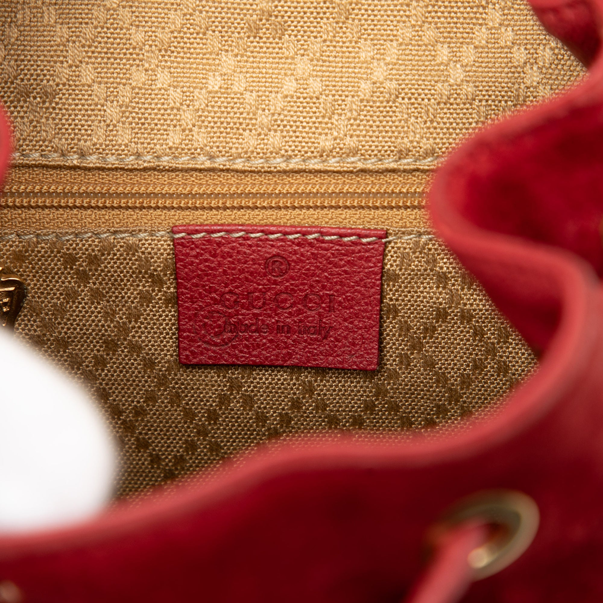 Suede Bamboo Backpack