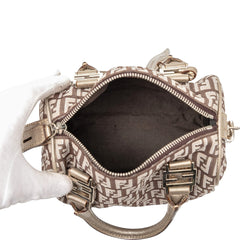 Mini Zucchino Canvas Forever Bauletto Boston Bag