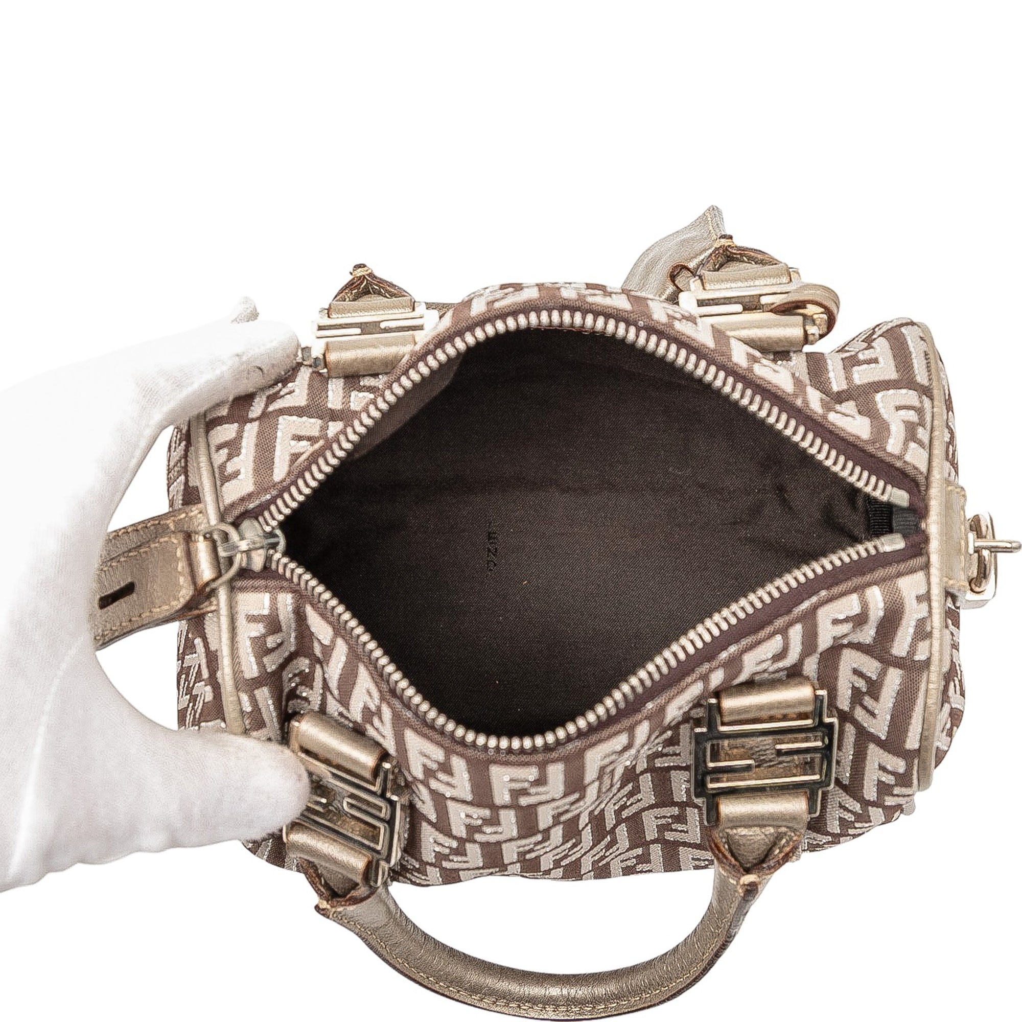 Mini Zucchino Canvas Forever Bauletto Boston Bag