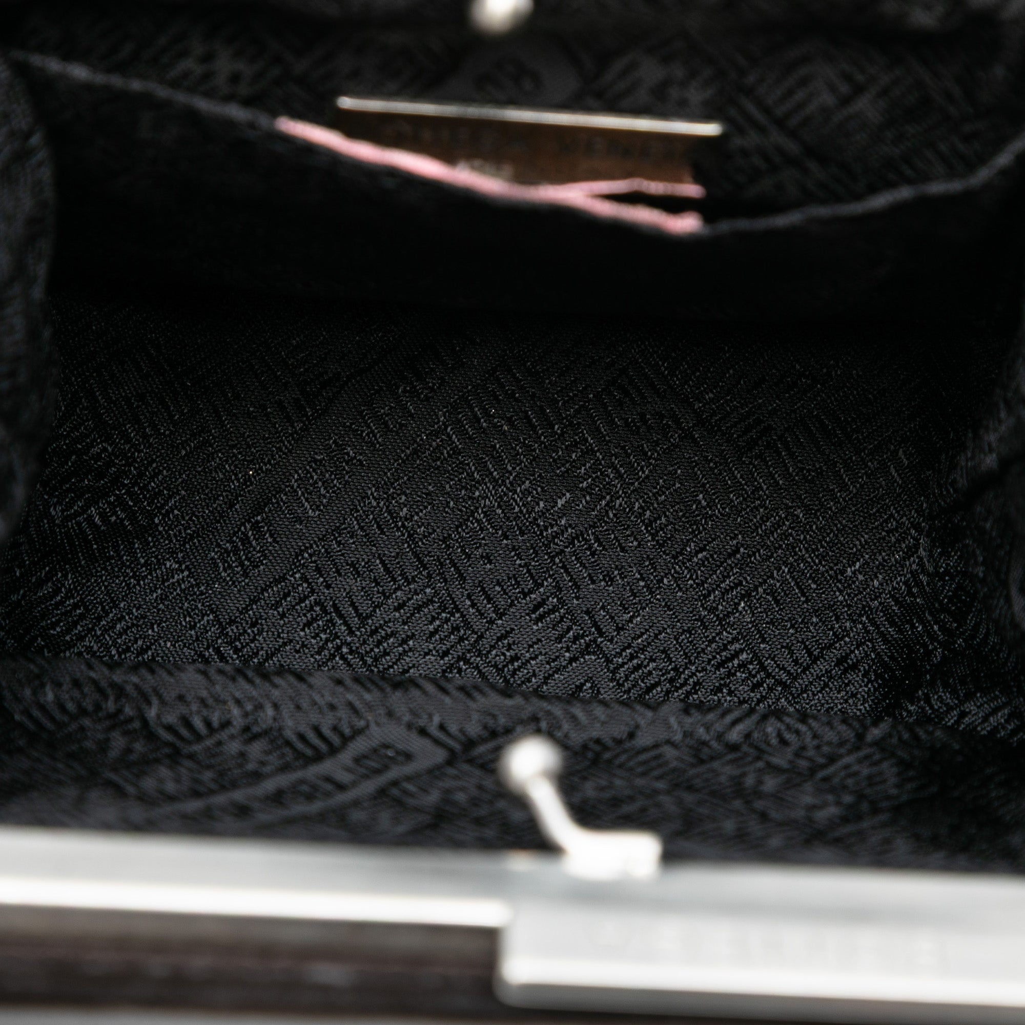 Suede Frame Clutch on Chain