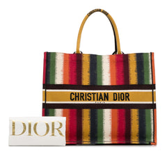 Large Striped Book Tote