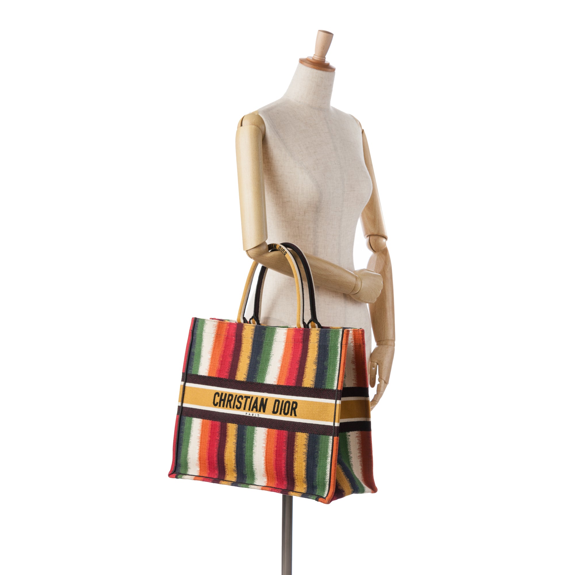 Large Striped Book Tote