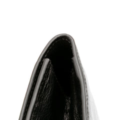 Textured Patent Belle de Jour Clutch