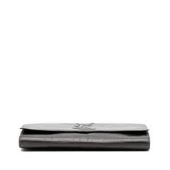 Textured Patent Belle de Jour Clutch