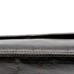 Textured Patent Belle de Jour Clutch