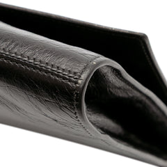 Textured Patent Belle de Jour Clutch