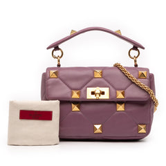 Medium Nappa Roman Stud Satchel