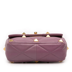 Medium Nappa Roman Stud Satchel